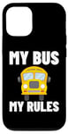 iPhone 12/12 Pro My Bus My Rules Vintage Distressed School Bus Driver Case