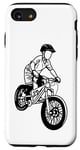 Coque pour iPhone SE (2020) / 7 / 8 Vélo de montagne Garçon Amoureux du vélo de montagne