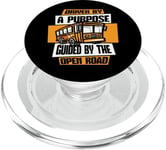 Guided By The Open Road Operator Expert School Bus Driver PopSockets PopGrip for MagSafe