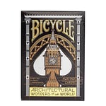 Bicycle - Jeu de 54 Cartes à Jouer - Collection Ultimates - Architectural Wonders of The World - Magie / Carte Magie