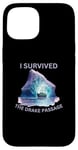 iPhone 15 Antarctica I Survived The Drake Passage Purple Iceberg Case