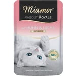 Aliments pour chat Miamor Ragout Royale Chicken and salmon in sauce Poulet 10