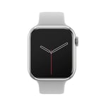 Montre Intelligente De Sport Bluetooth Pour Hommes,Montre Intelligente D'appel 9,Traqueur Gps Siri Ndavid,Pression Artérielle,Fréquence Cardiaque,Apple Watch 2023, - Type Silver