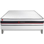 Somness - Ensemble matelas sommier Form 160 x 200 cm - Couleur : Blanc