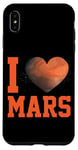 iPhone XS Max Planet Martian I Love Mars Heart Case