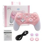 Langaton BT-peliohjain Switch Gamepad Joystickille PC Game Pro Lite Oled -ohjaimelle ohjelmoitavalla herätystoiminnolla