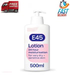 E45 Moisturising Lotion 500 ml- Dermatological Body Lotion Dry & Sensitive Skin