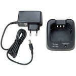 Icom BC-160 hurtiglader til Icom jaktradio - inkl. adapter