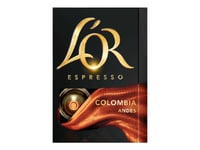 L''or Espresso Colombia, Kaffekapslar, Espresso, Nespresso, 10 Koppar, 52 G, Låda