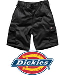 Mens Dickies Redhawk Cargo Work Shorts In Black Sizes 30-44 Vat Invoice