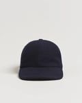 Eton Boiled Wool Baseball Cap Navy Blue