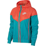 Nike NSW WR Veste Femme, Cabana/Turf Orange/White, FR : XL (Taille Fabricant : XL)