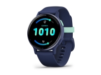 Garmin vívoactive 5 - Marineblå - smartklokke med bånd - silikon - håndleddstørrelse: 125-190 mm - display 1.2 - 4 GB - Bluetooth, Wi-Fi, ANT+ - 26 g