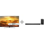 LG 75QNED91 75" 4K QNED Mini-LED -televisio (2022) + LG S90TY 5.1.3 Soundbar Dolby Atmos -tuotepaketti