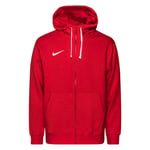 Nike Luvtröja Fleece FZ Park 20 - Röd/Vit, storlek Medium