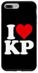 iPhone 7 Plus/8 Plus I LOVE HEART KP K.P. K P INITIALS MONOGRAM NAME Case