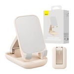 Baseus Seashell Sammenleggbar Telefonstativ Beige