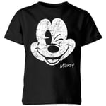 T-Shirt Enfant Disney Mickey Mouse Vintage - Noir - 9-10 ans