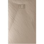 Bac à douche tourterelle effet pierre mod. Blend 70X150 cm rectangulaire