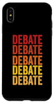 Coque pour iPhone XS Max Amoureux du débat, débat