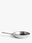 John Lewis Classic Stainless Steel Frying Pan, 28cm