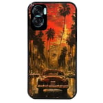 Coque noire pour Honor 90 LITE hawaii vintage