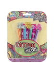 Creative Craft Group - Tattoo Gel Pens Metallic with Stencil 4 pcs.