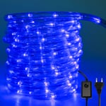 Hengda Tube Lumineux Extérieur LED Guirlande Lumineuse Décoration Noël avec Adapteur d’alimentation.30m Bleu