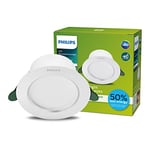 Philips, Spot encastré Diamond Cut, Ultra Efficient Classe A, 900 Lumen, Blanc