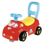 Smoby - Porteur auto enfant 2 en 1 - Peppa Pig - Coffre sous la selle - Des 1...