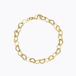 Caroline Svedbom Heart Chain Armband (Guld)