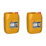 Sika Sikagard 240 Protecteur Tout en 1, Protection hydrofuge façade, mur, toiture et sol, 2L & Sikagard 221 Protecteur Façade, Hydrofuge imperméabilisant façade et mur, 20L