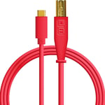 Chroma Cable Usb-C Red, Câble Usb 2.0 De Haute Qualité (Contacts Usb Dorés, Noyau En Ferrite, Longueur 1,5M, Câble Adaptateur, Attache Velcro Intégrée), Rouge[X1382]