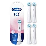 4 Pack Genuine Oral-B iO Ultimate Clean Replacement Brush Heads Black Brand New~