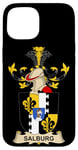 Coque pour iPhone 15 Armoiries Salburg - Blason de la famille