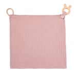 Nordic Coast Company Koseklut med muslin kanin rosa