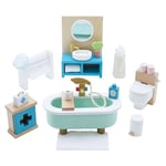 Le Toy Van - Wooden Daisylane Bathroom Dolls House Accessories Play Set For Dolls Houses | Dolls House Furniture Sets - Suitable For Ages 3+