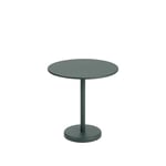 Muuto - Linear Cafébord Ø: 70 cm, Dark Green 