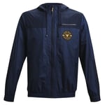 Under Armour x Project Rock Mens Woven Layer Jacket - Navy - Size Medium