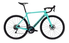 Bianchi Sprint Disc Racercykel Kolfiber, 105 Di2 2x12, Velomann hjul