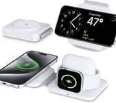 Chargeur Induction Apple Pour Les S?Ries Iphone 16/15/14/13/12, Station De Charge Pour Apple Watch 10/9/8/Ultra/7/6/5/4/3/2/Se, Chargeur Iphone Sans Fil Pour Airpods 1/2/3/4/Pro/Pro2