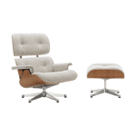 Vitra Eames Lounge Chair & Ottoman new dimensions Cream/sand-american cherry