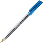 STAEDTLER 430 Stick Ballpoint Pen 1.0mm Tip 0.35mm Line Blue (Pack 10) - 430M-3