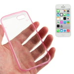 Phone Case Bumper Frame TPU Cover For Apple iPhone 5C Pink