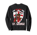 For England and Saint George Knight Dragon Shield UK British Sweatshirt