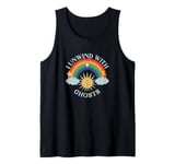 I Unwind With Ghosts Rainbow Sun Stars Tank Top