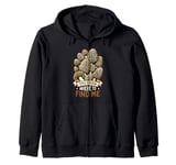 Morel Hunting You Know Where To Find Me Foraging Zip Hoodie