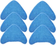 KEEPOW Vax Steam Mop Pads, Replacement Pads E-6 Pack Blue 