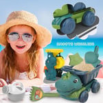 Dinosaur Sand Toys Dump Truck Outdoor Play Baby Sand Tool Set Innovative For