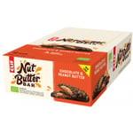 Clif Nut Butter Bar, Chocolate Peanut Butter (Pack of 12) - 7g Protein, Organic